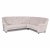 Plaza 5-Sitzer-Ecksofa aus beigem Stoff