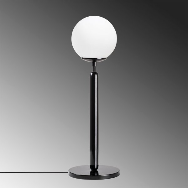 King Tischlampe opal - Schwarz