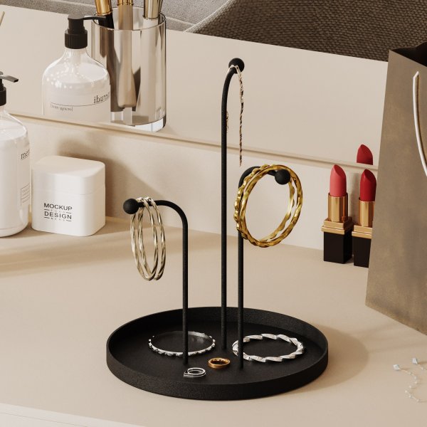 Leros Dekoteller - Schwarz Leros Dekoteller - Schwarz