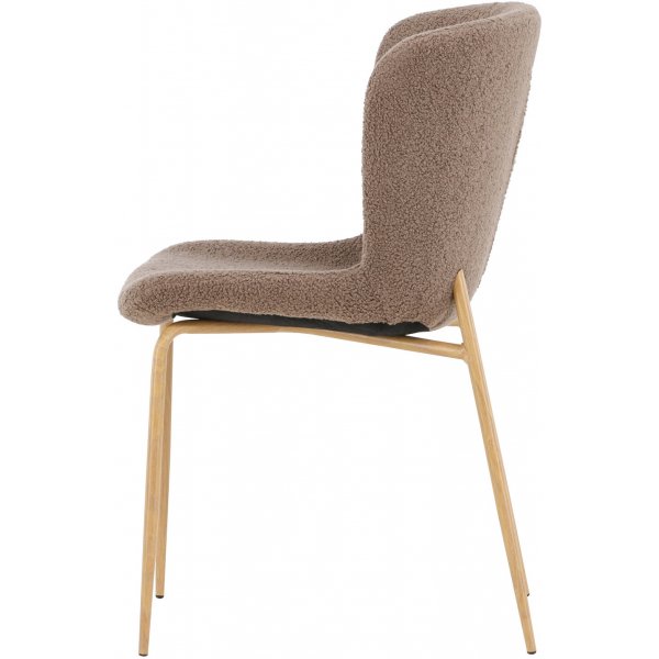 Modesto Esszimmerstuhl - Braunes Boucl