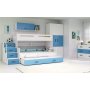 Max Etagenbett mit Zustellbett 120 x 200 cm - Beliebige Farbe