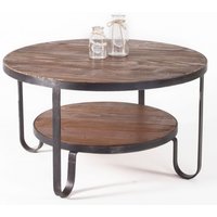 Bolivia runder Couchtisch D80 cm - antik behandelt Bolivia runder Couchtisch D80 cm - antik behandelt
