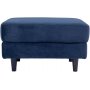 Bologna Hocker - Dunkelblau/Schwarz