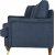 Howard Watford Deluxe 4-Sitzer gebogenes Sofa - Blau + Fleckentferner fr Mbel