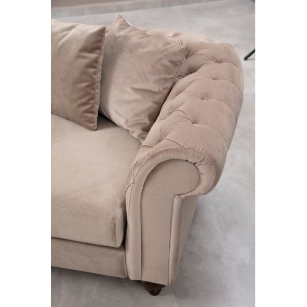 Bogart Ecksofa - Beige