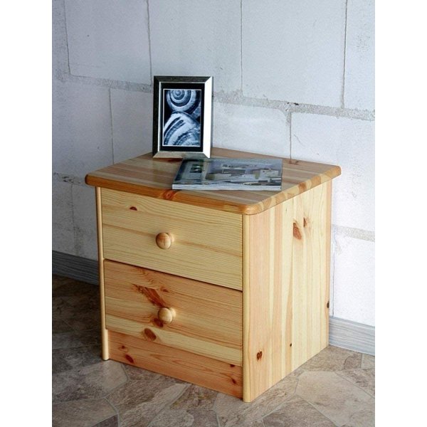 Mario Nachttisch - Lackierte Kiefer