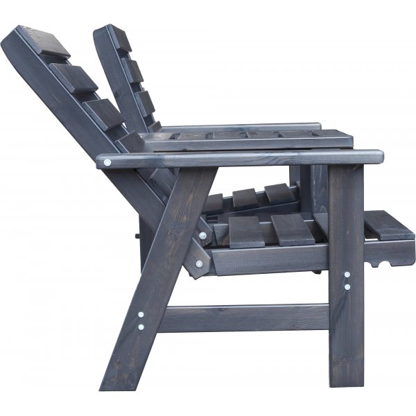 Kingdom Ausziehsofa - Schwarz