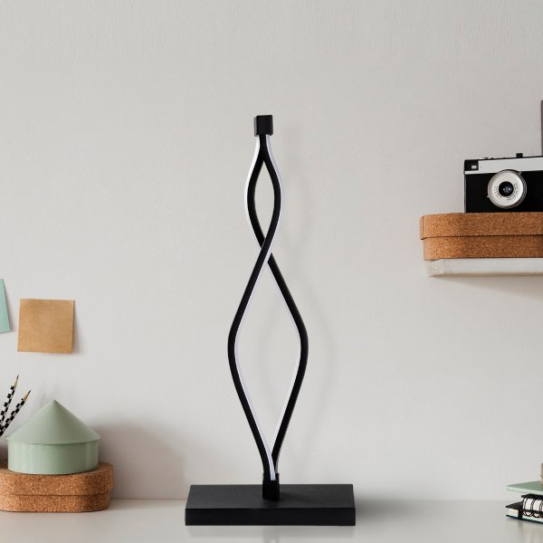 Zozo Tischlampe - Schwarz