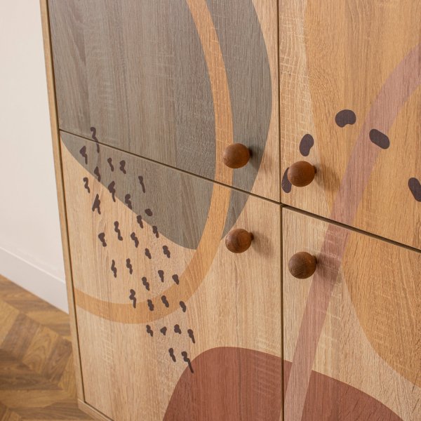 Leva Form Kleiderschrank - Kiefer COPY