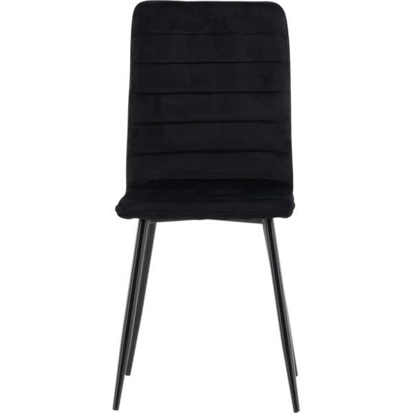 Sirocco Luxus-Esszimmerstuhl - Schwarz