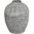Rustikaler Keramiktopf 37 cm - Grau