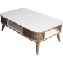 Einar Couchtisch 105 x 60 cm - Wei