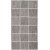 Flachgewebter Teppich Matthews Grau/Wei - 80x240 cm
