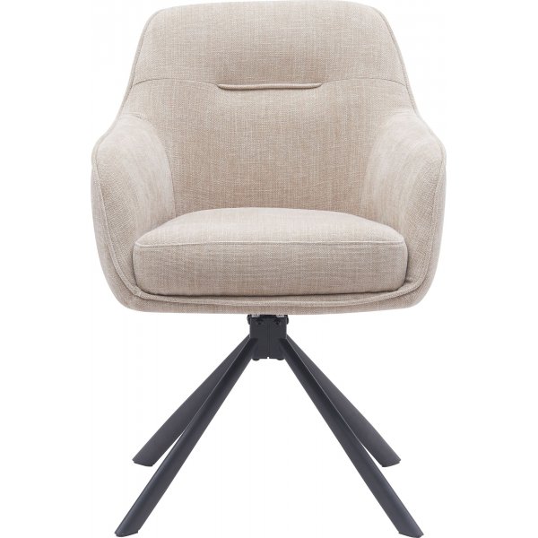 Option Sessel - Leinen/schwarz