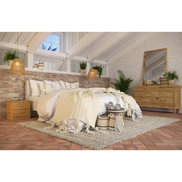 Mario Nachttisch - Gelte Kiefer