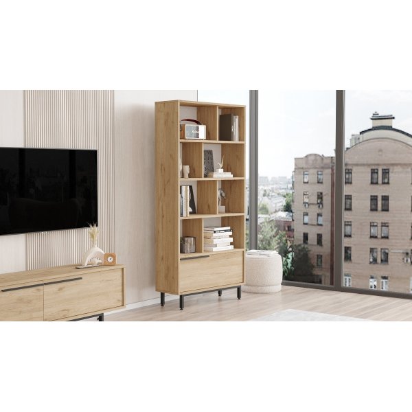 Ocean-B�cherregal - Walnuss