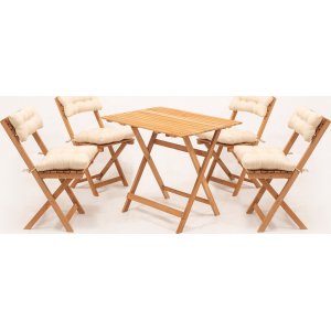 Jardin Outdoor Dining Gruppe 3 - Buch/Creme