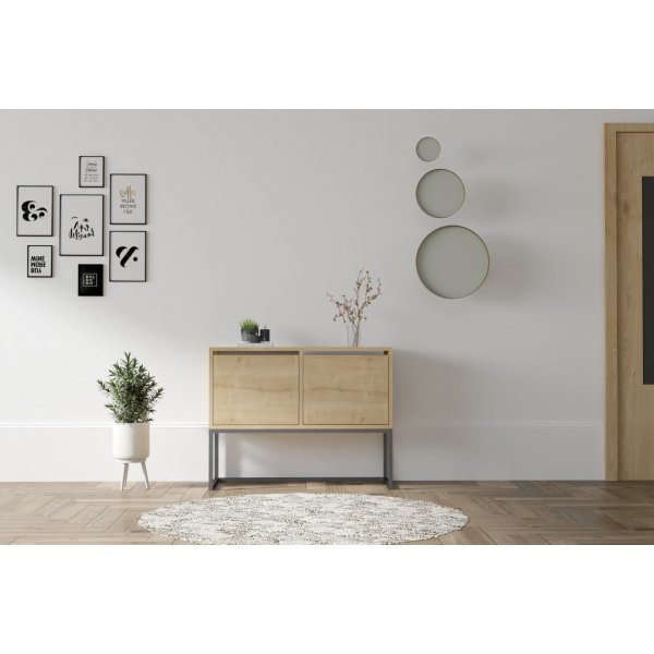 Zermat Konsolentisch 90 x 34 cm - Saphir-Eiche