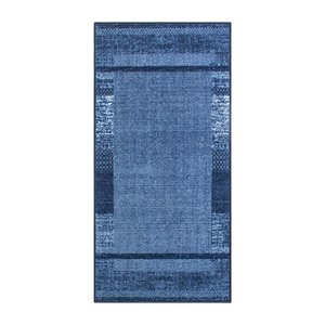 Gummierter Teppich Varese - Blau