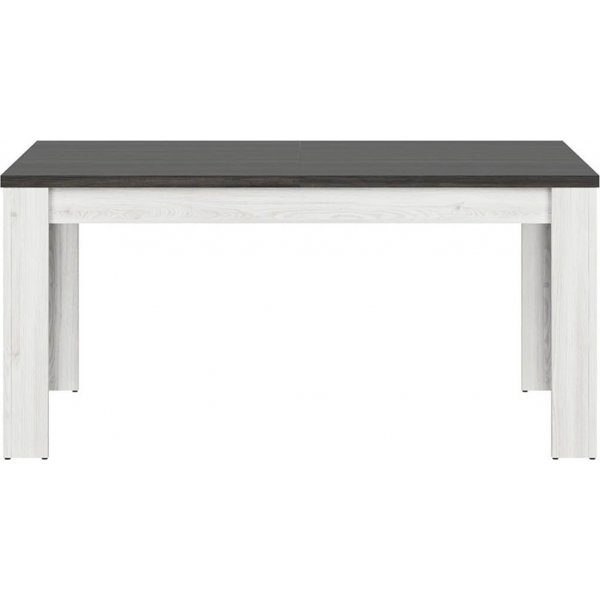 Hesen Esstisch 160-200 x 90 cm - Weiß/Schwarz Hesen Esstisch 160-200 x 90 cm - Weiß/Schwarz