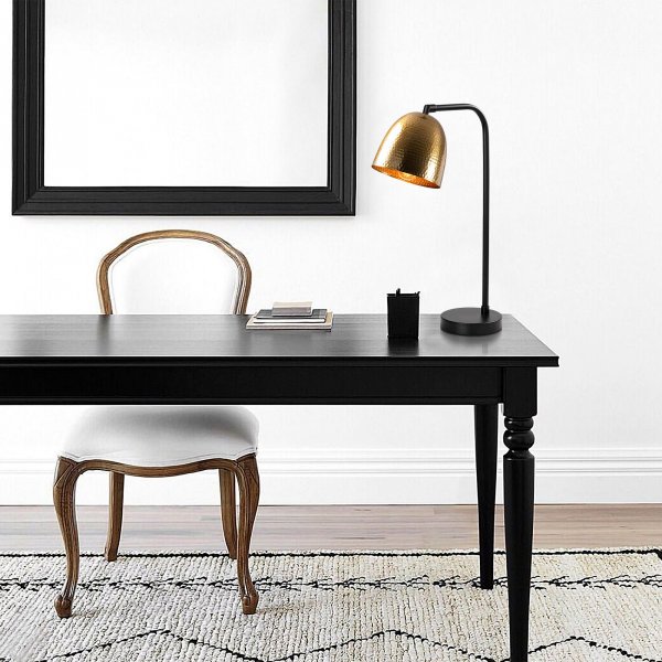 Tattoo-Tischlampe - Schwarz/Vintage