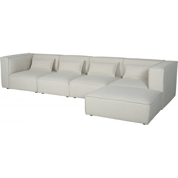 Nees Modulsofa aus weiem Boucl - Combo 1