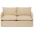 Saga 2-Sitzer-Schlafsofa XL - Creme