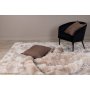 Knpfteppich Elena - Champagnerfarbener Polyester