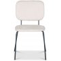 Lokrume Essgruppe 120 cm Tisch aus hellem Holz + 4 Lokrume beige Sthle