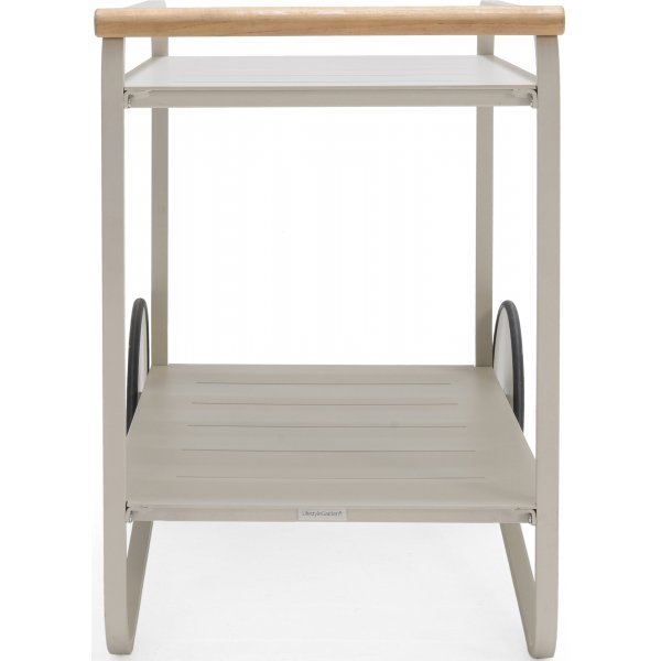 Lifestyle Garden Portals Servierwagen - Beige/Teak