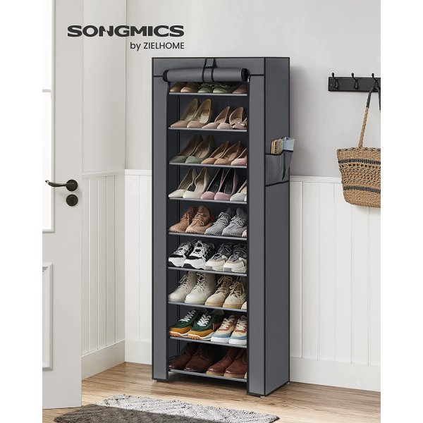 Kaspian Schuhregal 58 cm - Grau