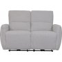 Chloe Kino elektrisches Relaxsofa 2-Sitzer - Helles Bouclè-Sofa