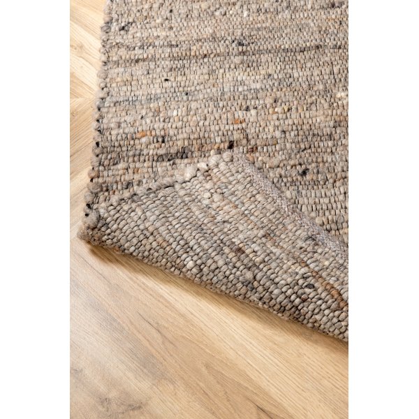 Wollteppich Pontus - Grau/Beige Wollteppich Pontus - Grau/Beige