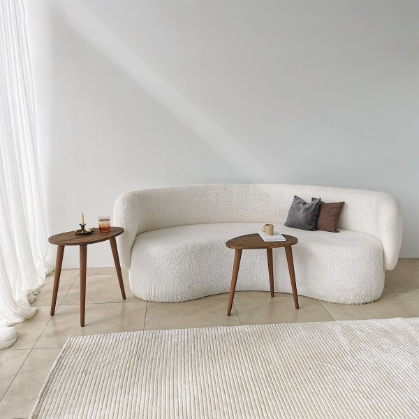 Ser Tisch 50 x 33 cm - Walnuss