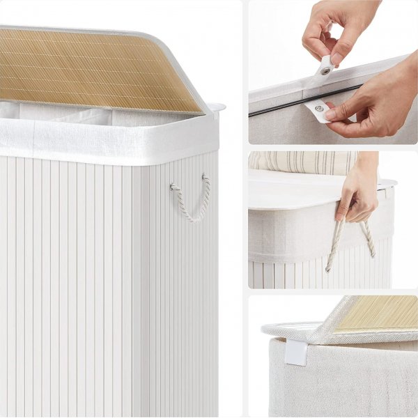 Carolin Wäschekorb 150 l - Weiß Carolin Wäschekorb 150 l - Weiß