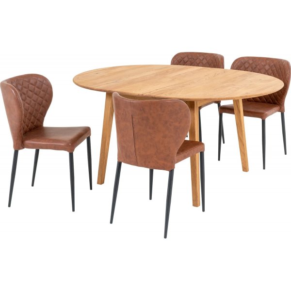 Metz Essgruppe - Natur/Braun Metz Essgruppe - Natur/Braun