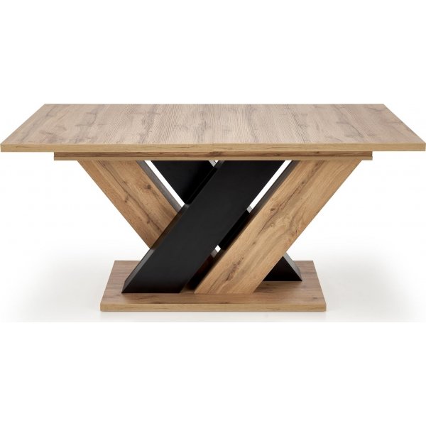 Brandon Esstisch 160-200 x 90 cm - Wotan-Eiche/Schwarz Brandon Esstisch 160-200 x 90 cm - Wotan-Eiche/Schwarz