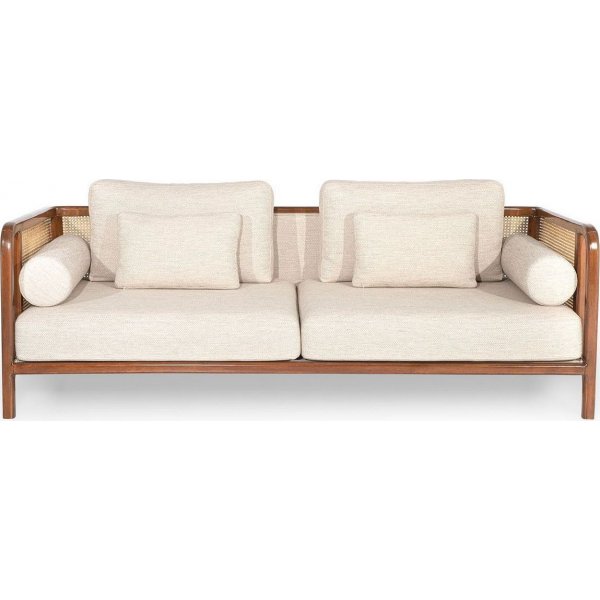 Peanut 3-Sitzer-Sofa - Creme