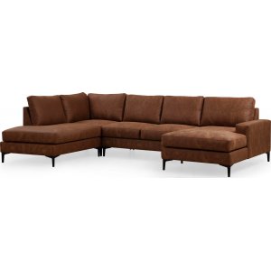 Braga U-Sofa links - Camel