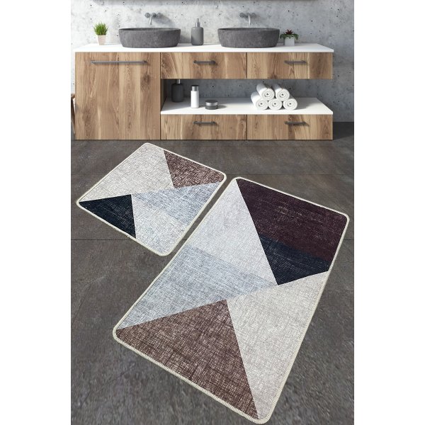 Shards Badezimmerteppich - Beige