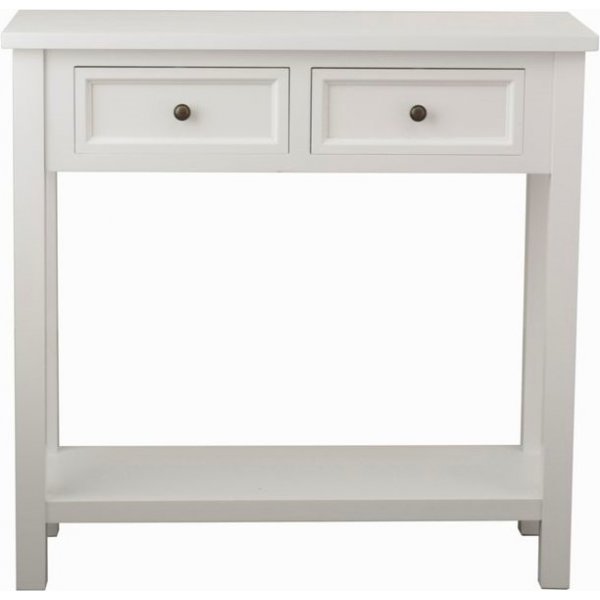 Holmby antiker wei�er Konsolentisch 80 x 78 cm