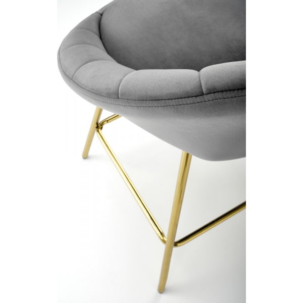 Pelican Barhocker 112 - Grau/Gold Pelican Barhocker 112 - Grau/Gold