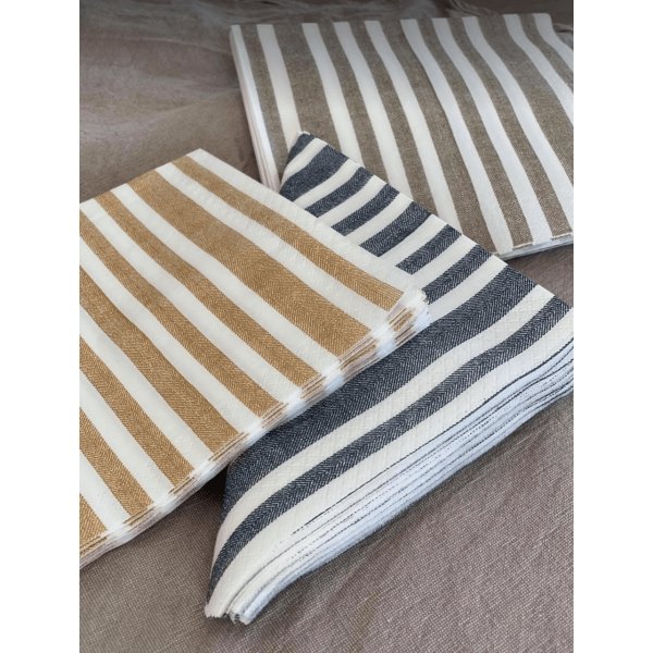 Alba Papierservietten im 25er-Pack - Grau Alba Papierservietten im 25er-Pack - Grau