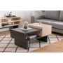 Frank Couchtisch 100 x 60 cm - Beige/Anthrazit