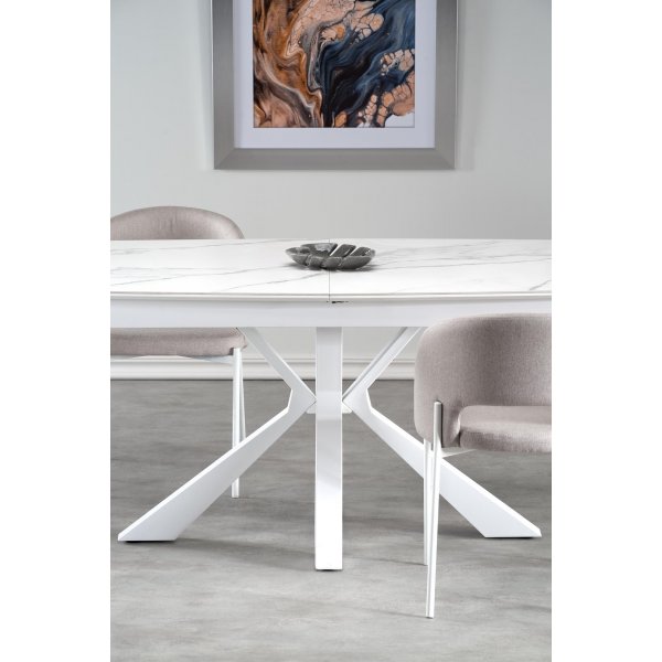 Ontario Esstisch 160-200 x 89 cm - Weiß Ontario Esstisch 160-200 x 89 cm - Weiß