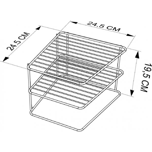 Koba Geschirrständer - Schwarz Koba Geschirrständer - Schwarz
