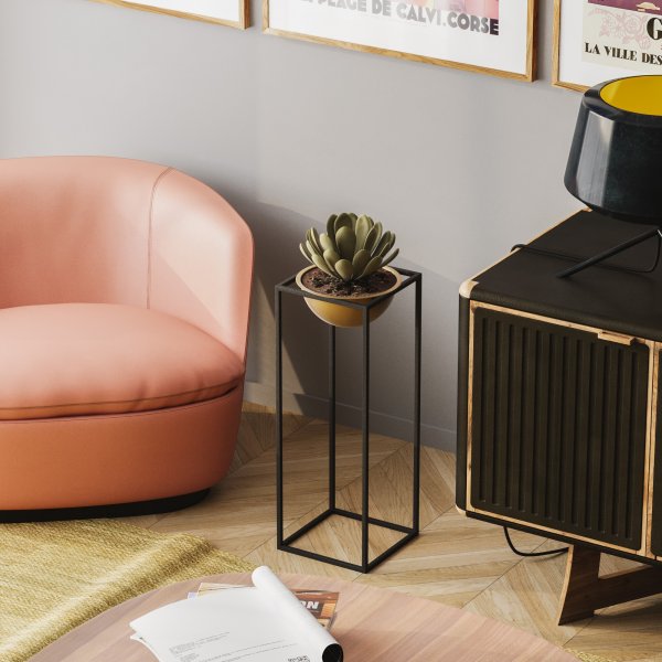 Plato 21 Topf - Schwarz/Gold