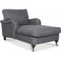 Howard Watford Deluxe Divan Sessel aus grauem Stoff + Textilreinigung fr Mbel
