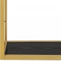 Seaford Wandregal 91 cm - Schwarz/Gold