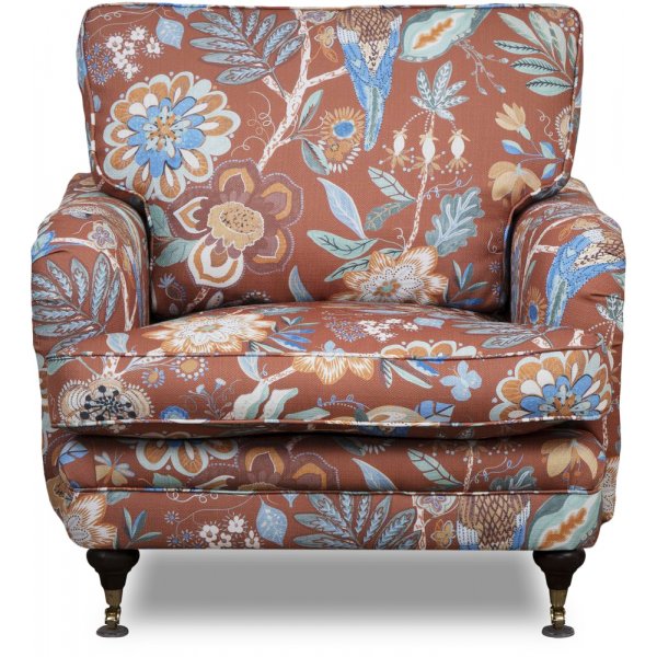 Spirit Howard Sessel aus floralem Stoff - Eden Parrot Terracotta Spirit Howard Sessel aus floralem Stoff - Eden Parrot Terracotta